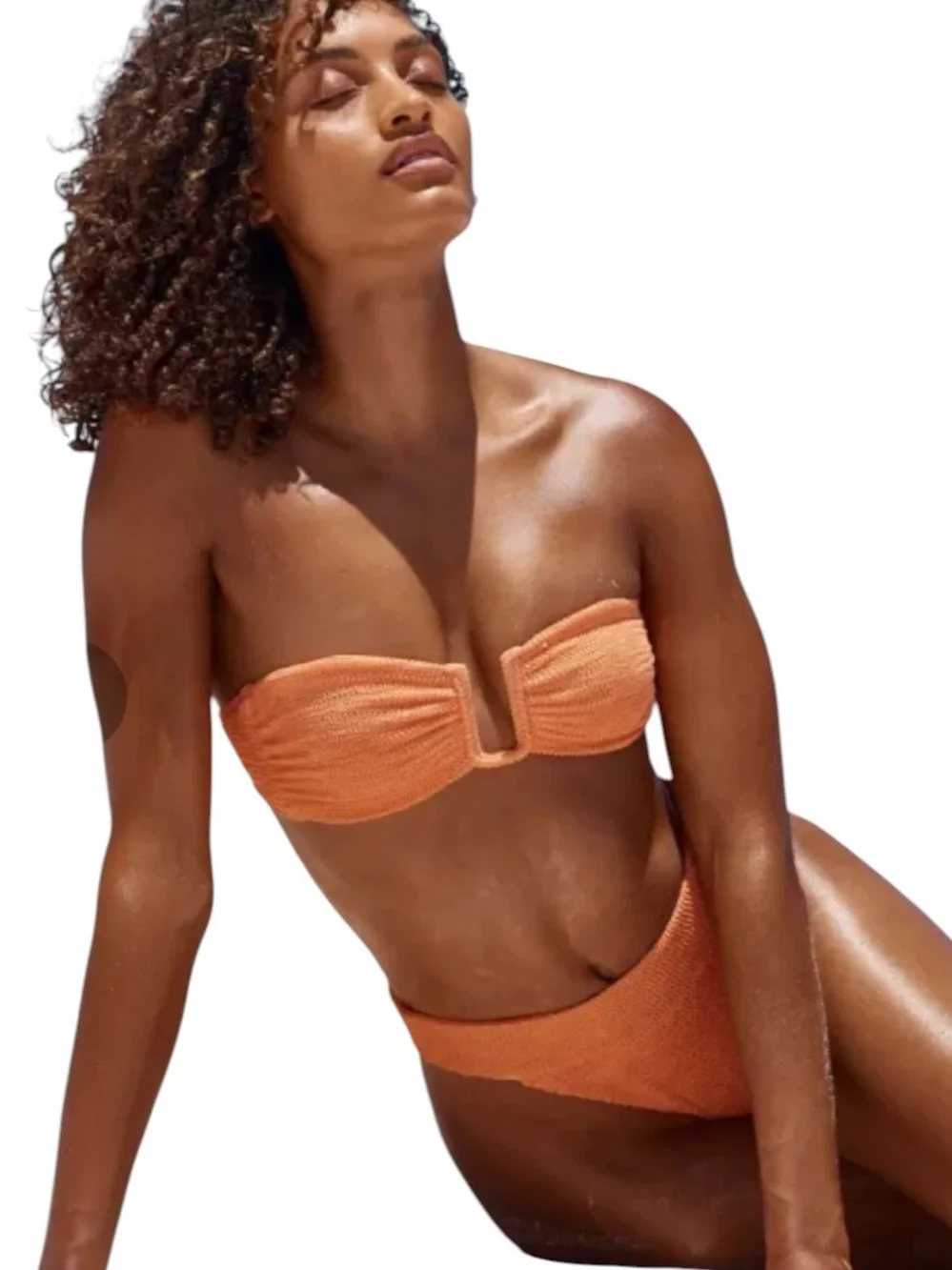 Monday Swimwear - NWT St. Martinique Bronte Bikini Set Summer Peach Sz L